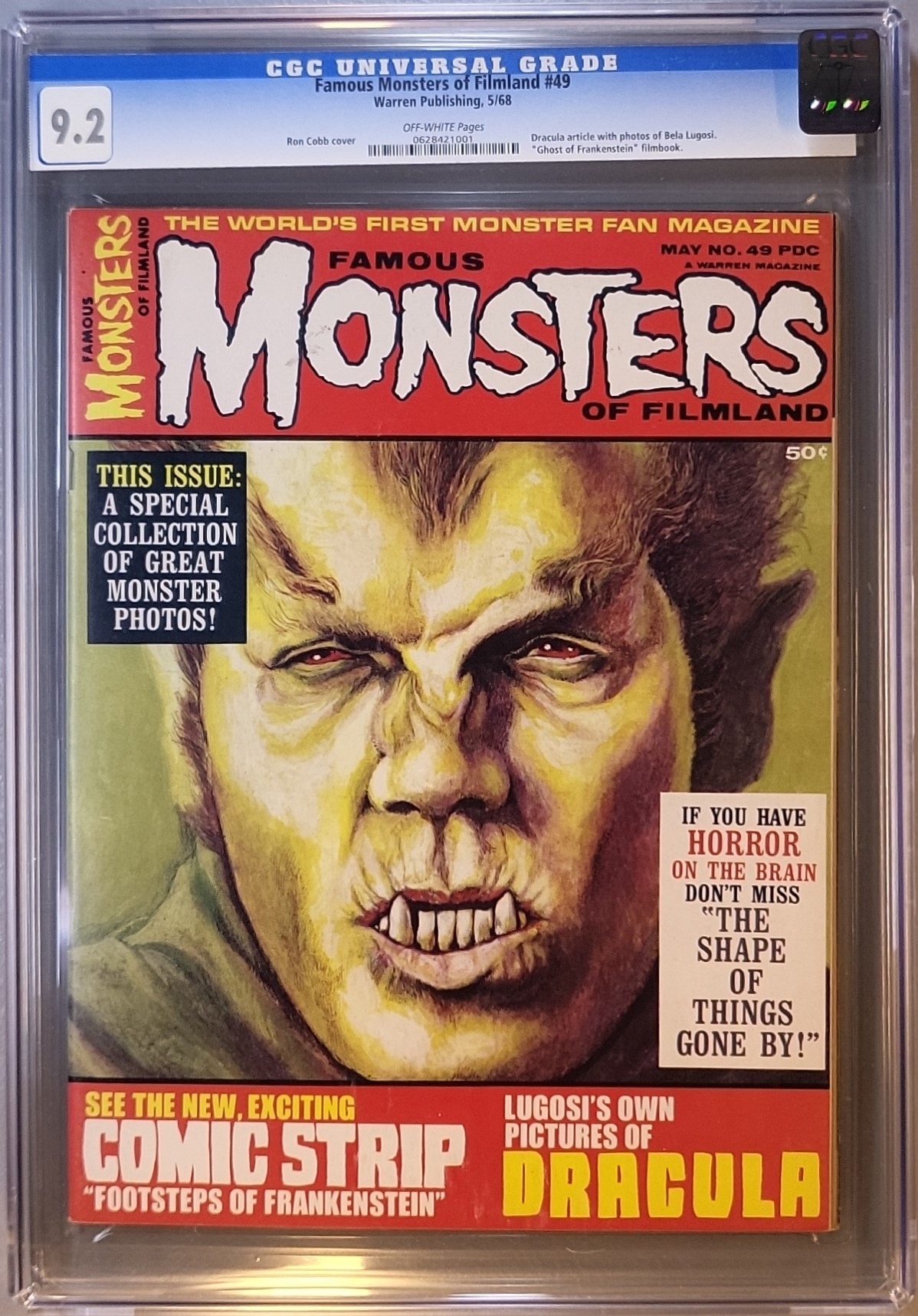 Famous Monsters of Filmland #49 — CGC 9.2