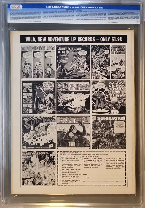 Famous Monsters of Filmland #49 — Back Cover