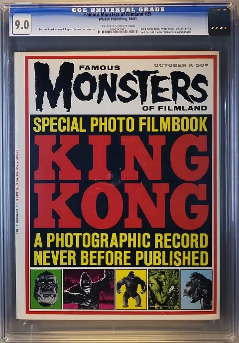 Famous Monsters of Filmland #25 — Front