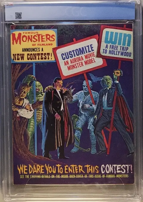 Famous Monsters of Filmland #28 — Back Cover