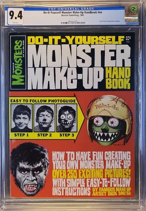 Famous Monsters of Filmland Makeup Special CGC 9.4 White pages! slab