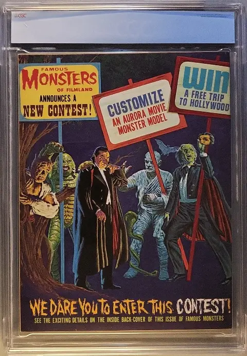 Famous Monsters of Filmland #27 — Back Cover