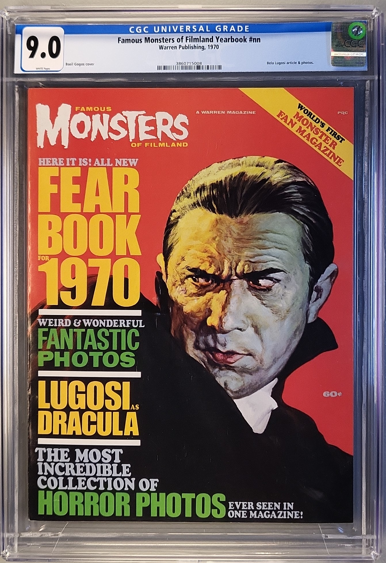 Famous Monsters of Filmland 1970 Yearbook — CGC 9.0