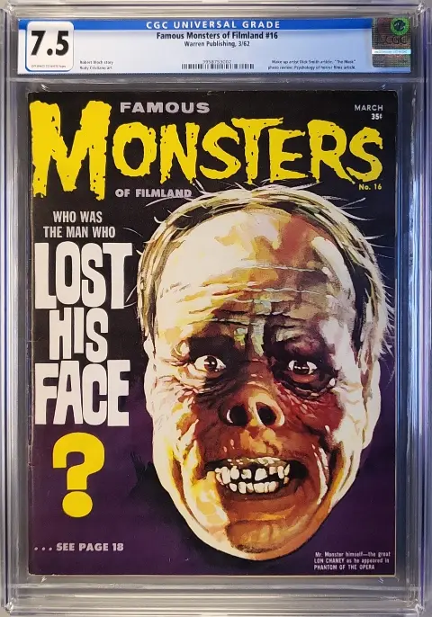 Famous Monsters of Filmland #16 — Front