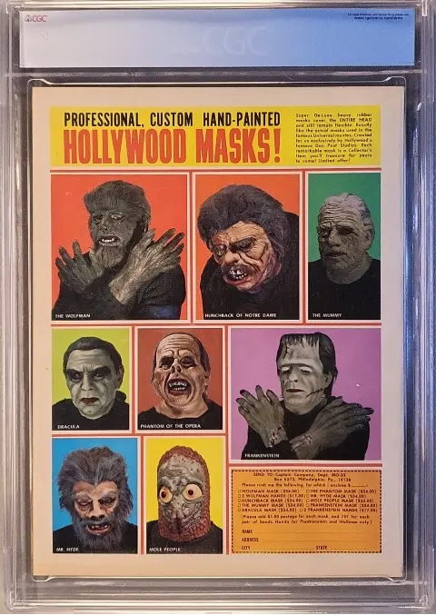 Famous Monsters of Filmland #33 — Back Cover