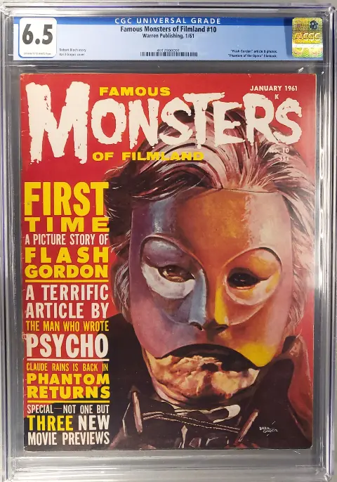 Famous Monsters of Filmland #10 CGC 6.5 OW/W slab