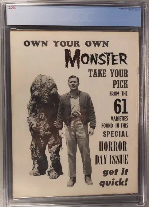 Famous Monsters of Filmland #10 — Back Cover
