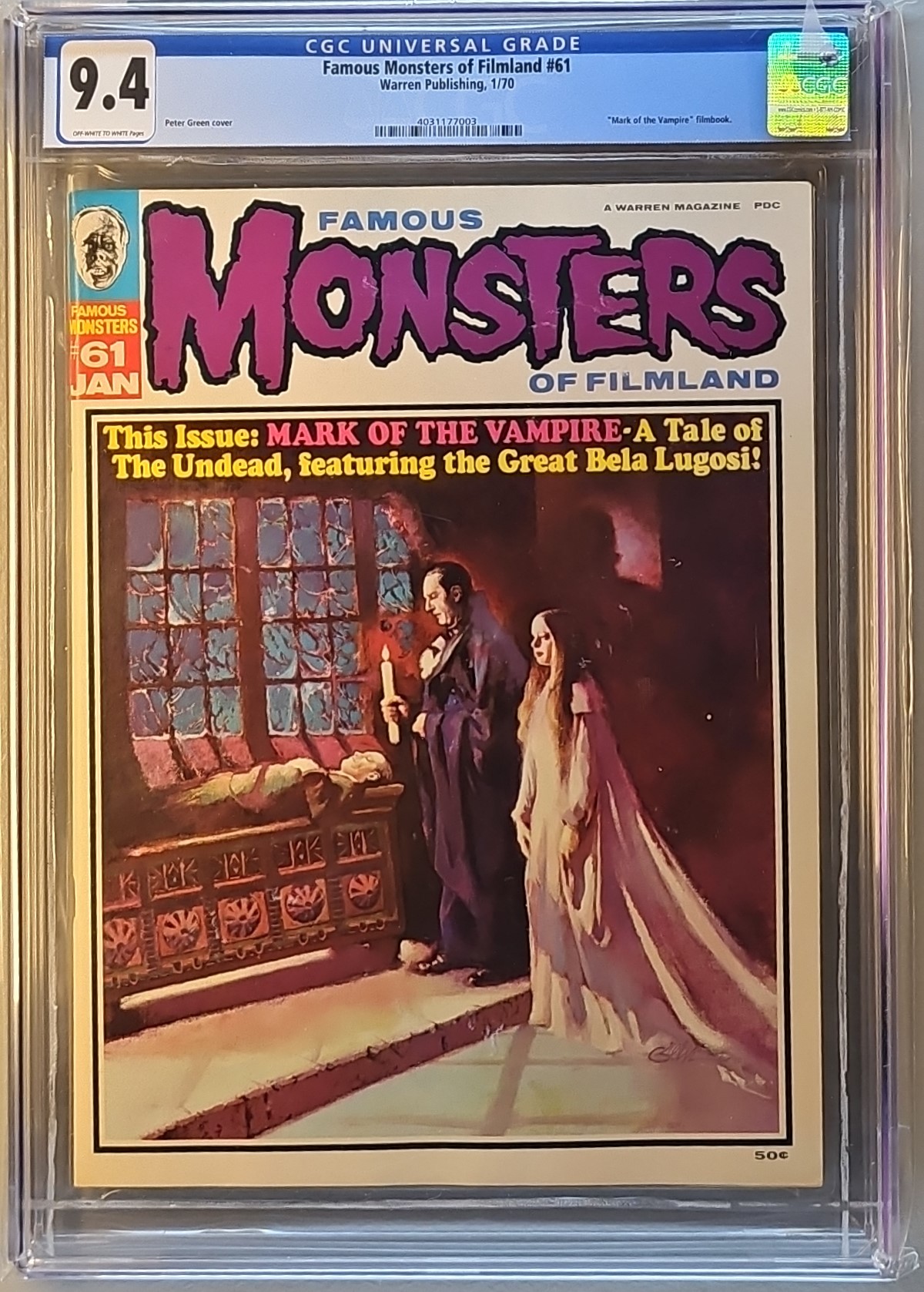 Famous Monsters of Filmland #61 — CGC 9.4