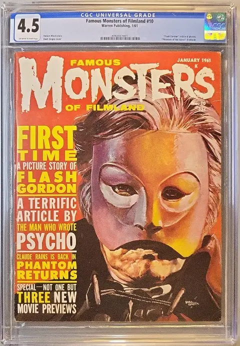 Famous Monsters of Filmland #10 CGC 4.5 OW/W slab