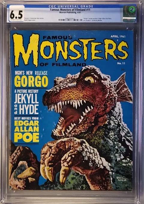 Famous Monsters of Filmland #11 CGC 6.5 OW/W slab