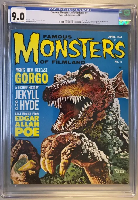 Famous Monsters of Filmland #11 CGC 9.0 OW/W slab