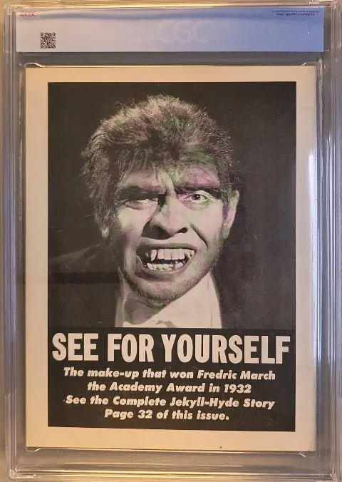 Famous Monsters of Filmland #11 — Back Cover