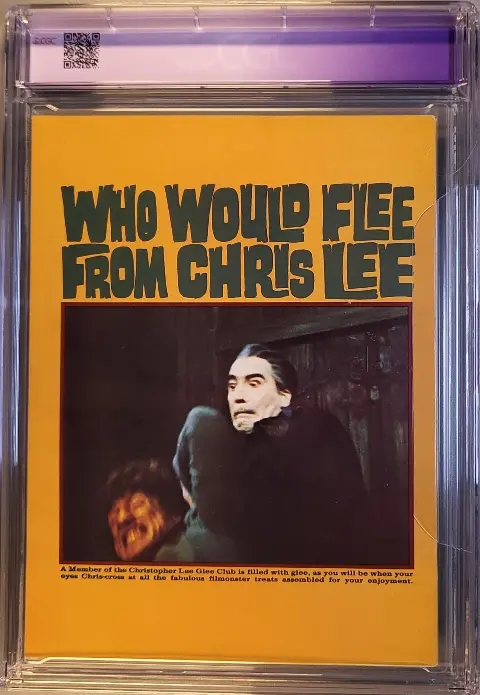 Famous Monsters of Filmland #128 — Back Cover