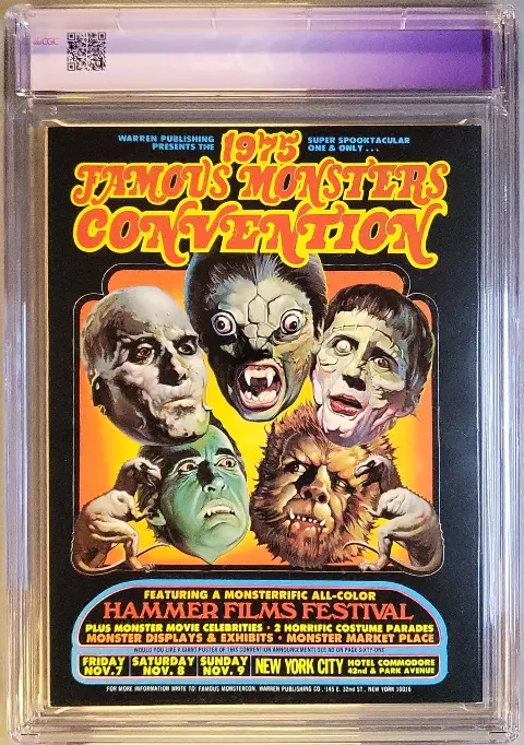 Famous Monsters of Filmland #121 — Back Cover