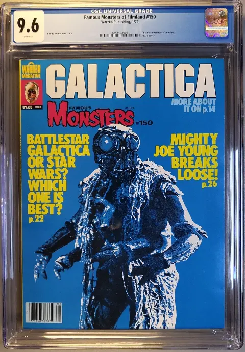 Famous Monsters of Filmland #150 CGC 9.6 White Pages! slab