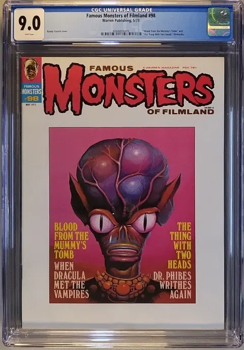 Famous Monsters of Filmland #98 — Front