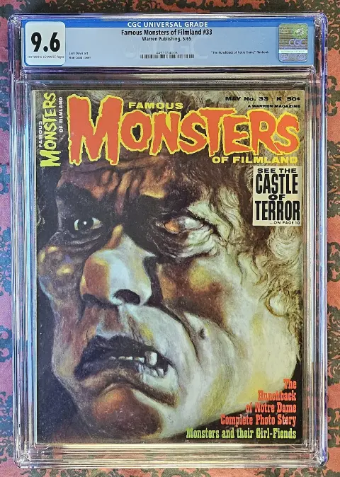Famous Monsters of Filmland #33 CGC 9.6 OW/W slab