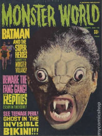 Famous Monsters of Filmland #79 / Monster World #10 cover color photo of THE REPTILE